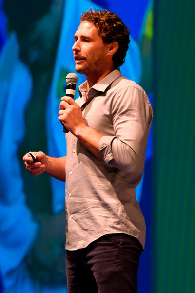 Flavio Canto em palestra